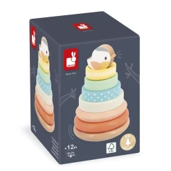 Janod Jouet Pure Empilable Nid Multicolore