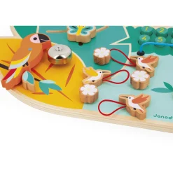 Janod                    Jouet Tropik Busy Board Croco    Vert
