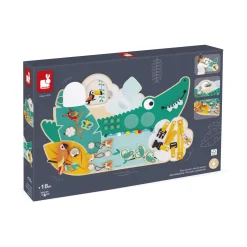 Janod Jouet Tropik Busy Board Croco Vert