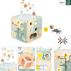 Janod                    Maxi cube multiactivités    Multicolore