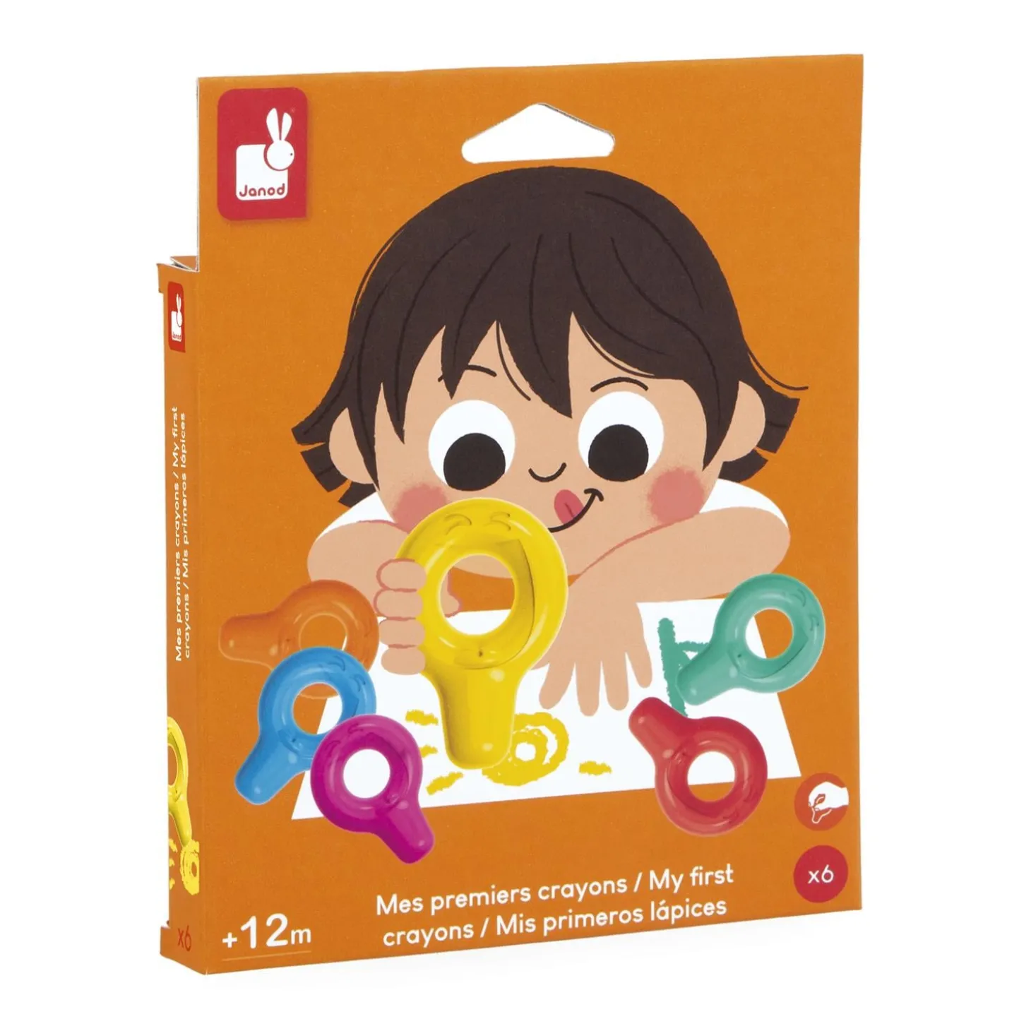 Janod Mes Premiers Crayons Multicolore
