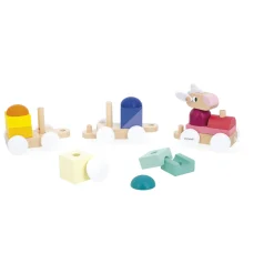 Janod                    Petit Train Mouton Zigolos    Multicolore