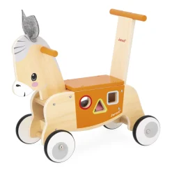Janod Porteur Ane Ferme Orange