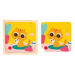 Janod Puzzle chat peanut