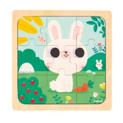 Janod Puzzle lapin blanc