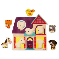 Janod Puzzle musical Mes petits compagnons