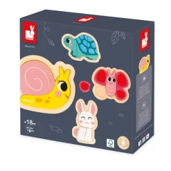 Janod 4 puzzles évolutifs Jardin