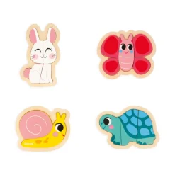 Janod 4 puzzles évolutifs Jardin
