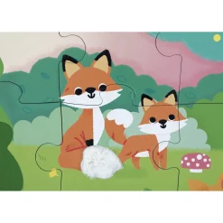 Janod                    Puzzle Tactile Foret    Multicolore