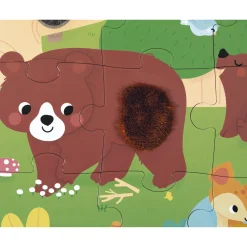 Janod                    Puzzle Tactile Foret    Multicolore