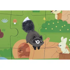 Janod                    Puzzle Tactile Foret    Multicolore