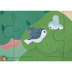 Janod                    Puzzle Tactile Foret    Multicolore