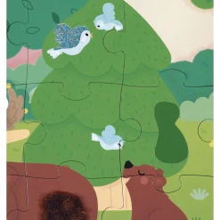 Janod                    Puzzle Tactile Foret    Multicolore