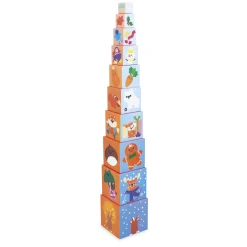 Janod                    Pyramide Carree Les 4 Saisons    Multicolore