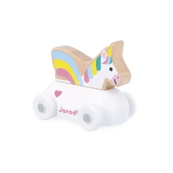 Janod Roulant Licorne Cross Roads Blanc