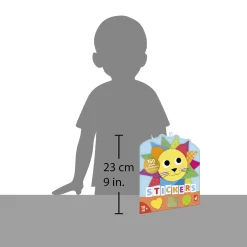 Janod 150 Stickers en Planches Formes Geo Multicolore