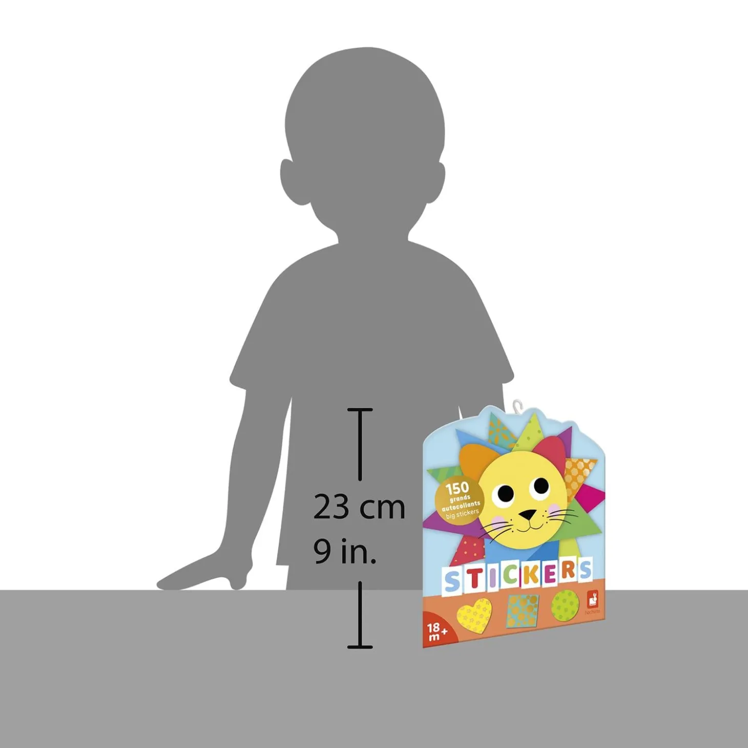 Janod 150 Stickers en Planches Formes Geo Multicolore