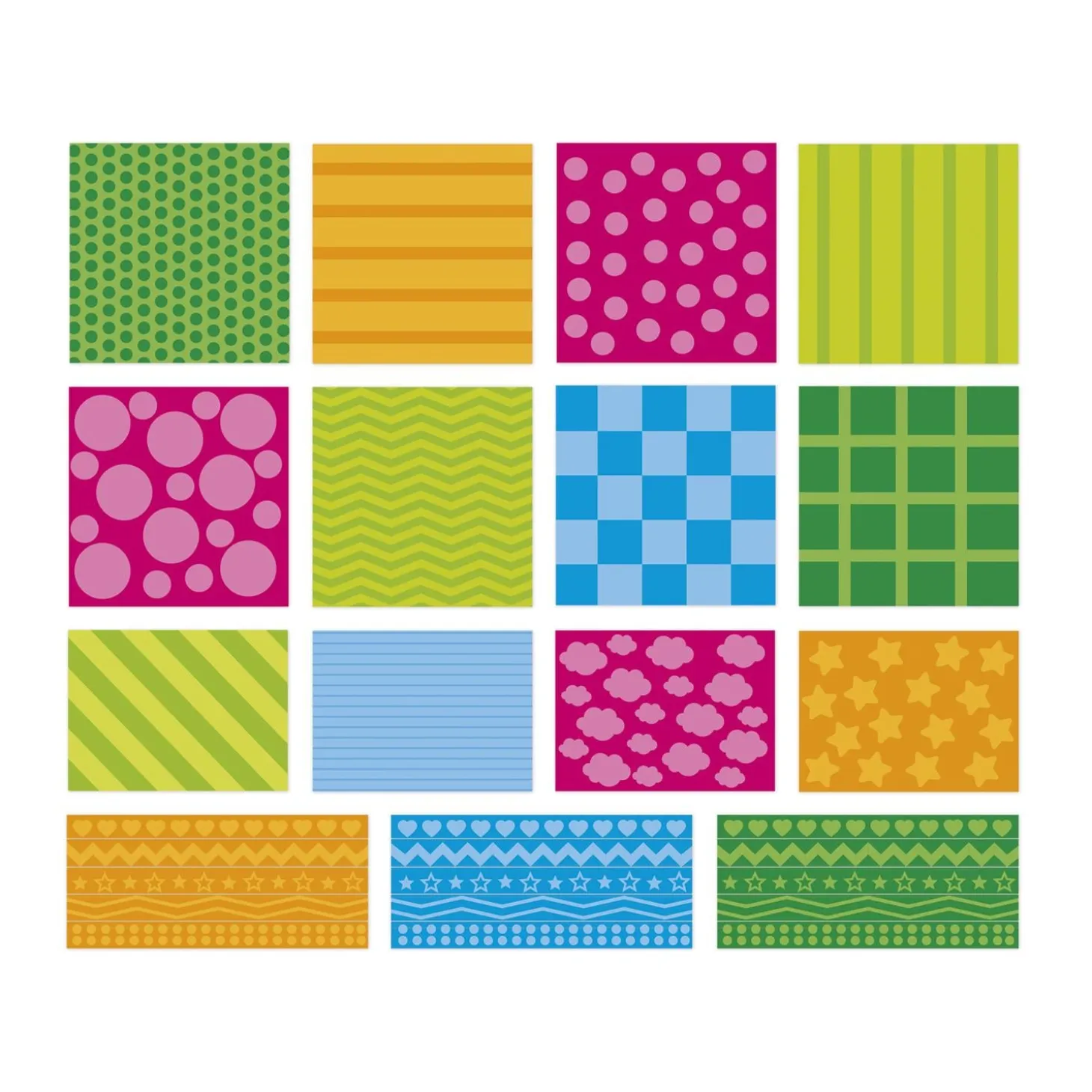 Janod 150 Stickers en Planches Formes Geo Multicolore