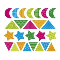 Janod 150 Stickers en Planches Formes Geo Multicolore