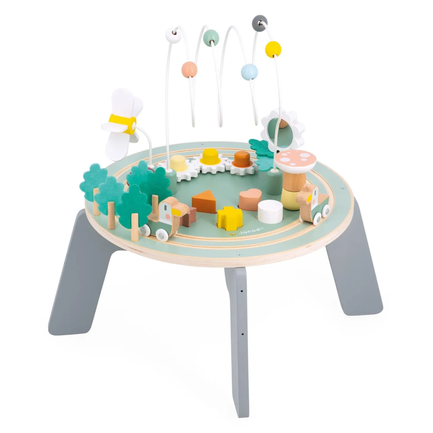 Janod Table d'activites le jardin Multicolore