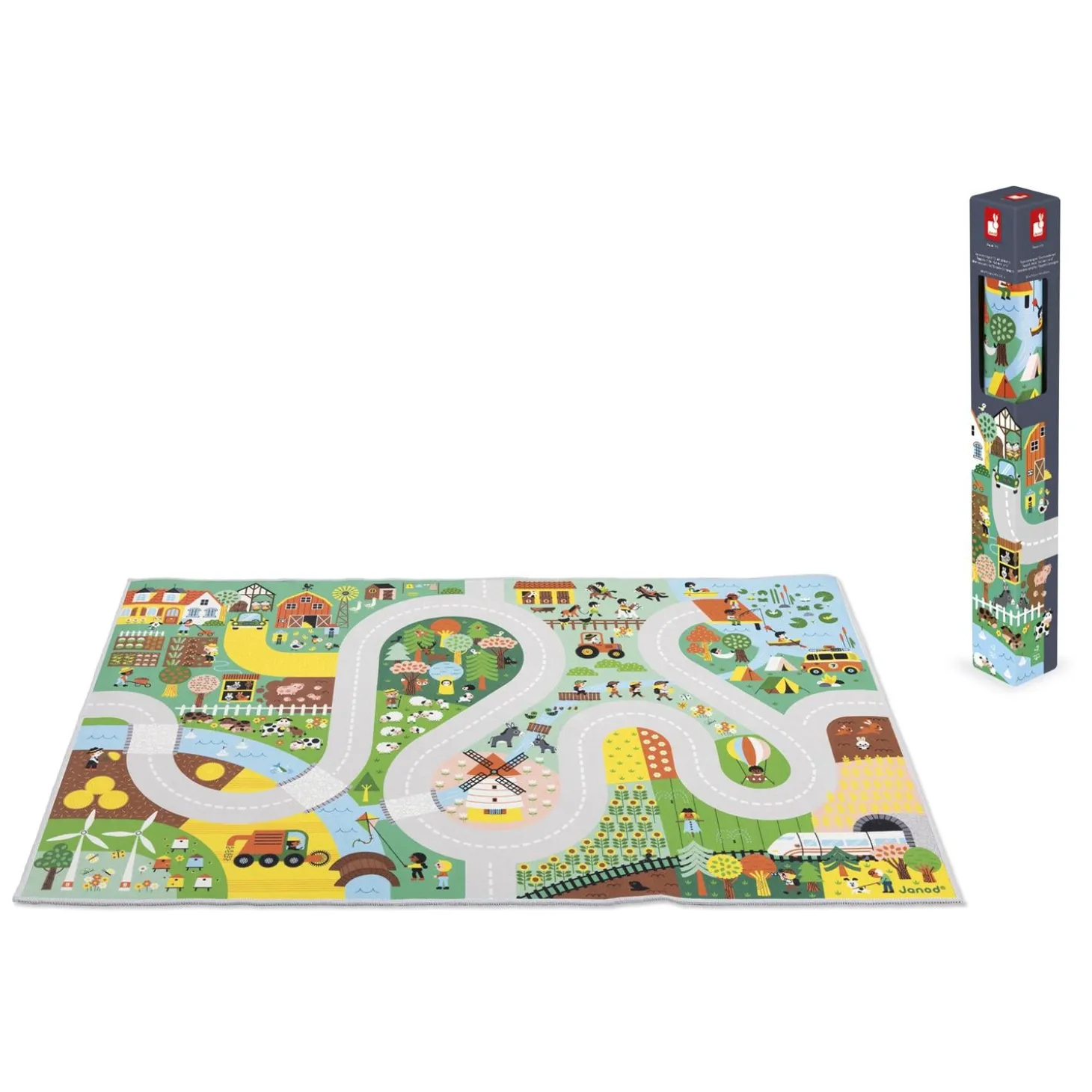 Janod Tapis Campagne Cross Roads Multicolore