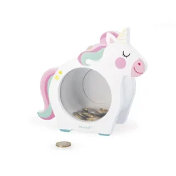 Janod Tirelire Licorne Multicolore