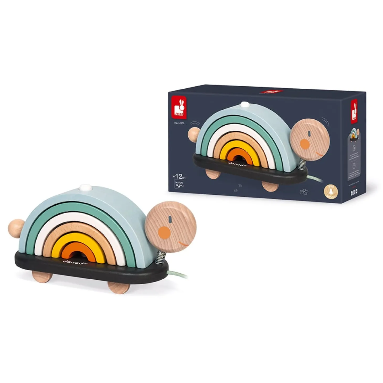 Janod Tortue Arc-En-Ciel Sweet Cocoon