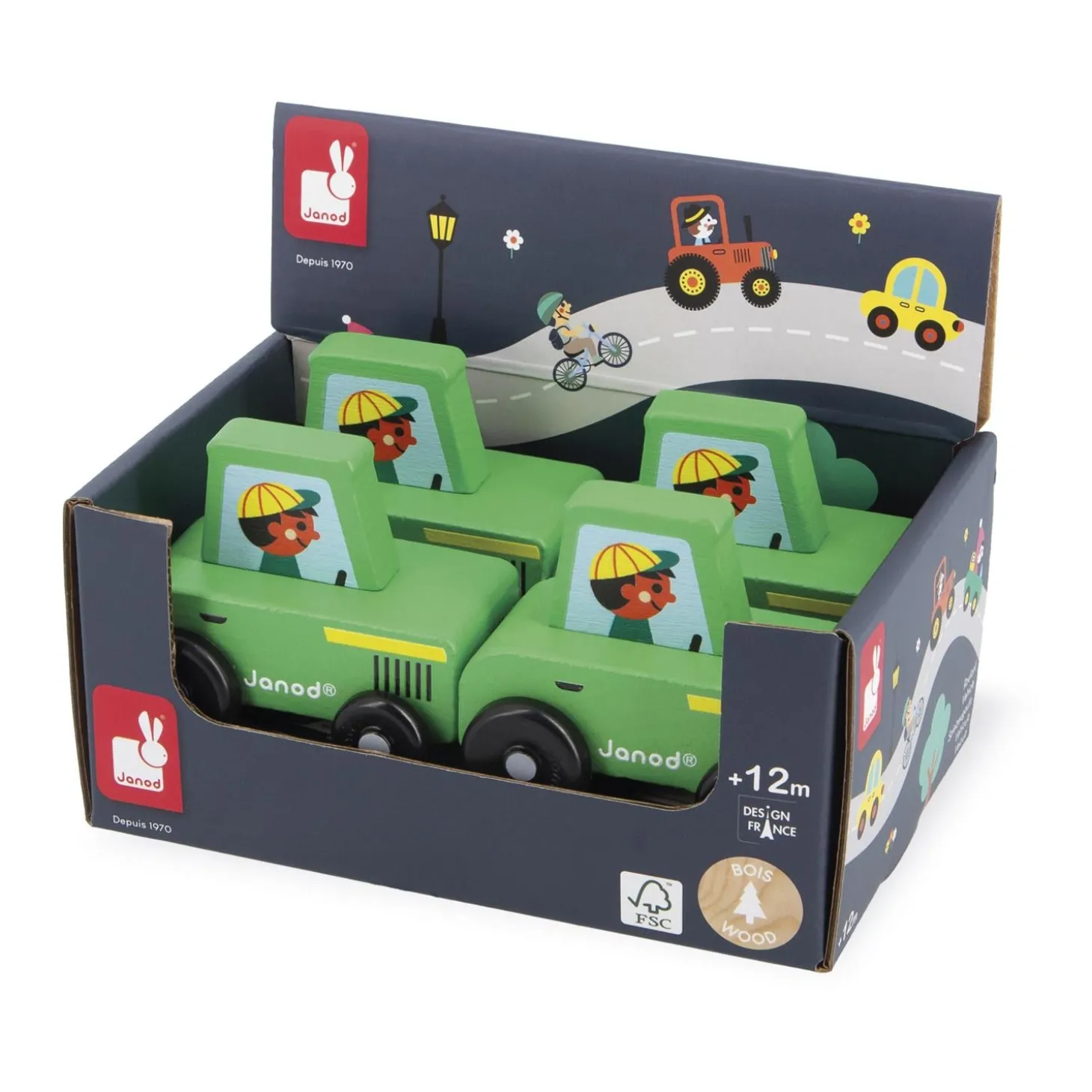 Janod Tracteur Cross Roads Vert