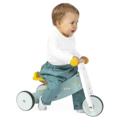 Janod Tricycle En Bois Happy Garden Multicolore