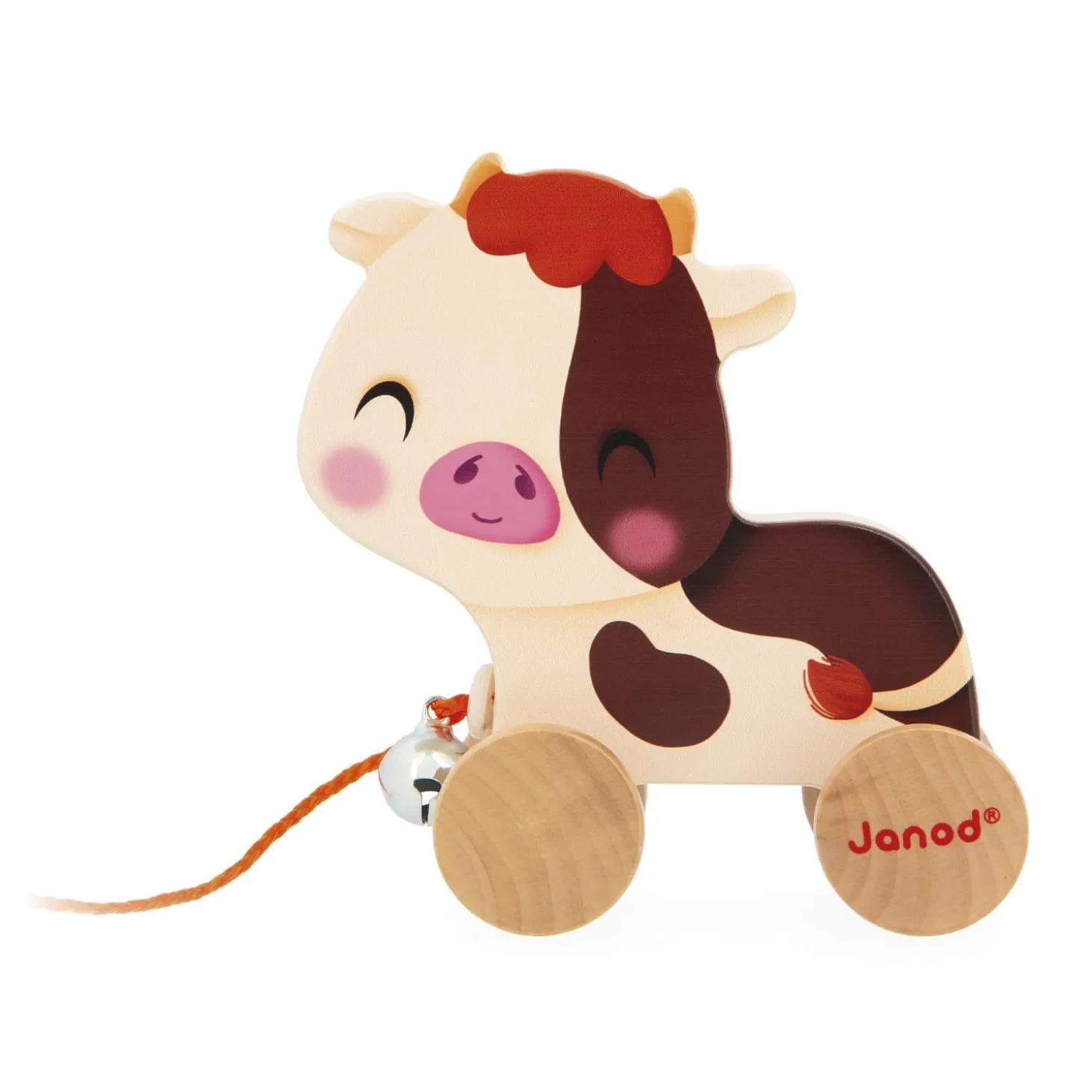Janod Vache à Promener Ferme Marron