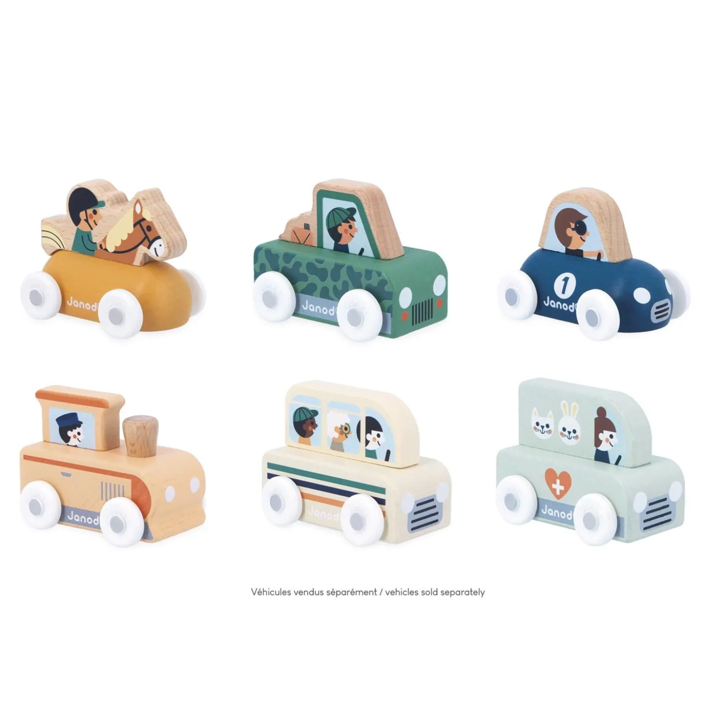 Janod Voiture de Sport Cross Roads Bleu nuit