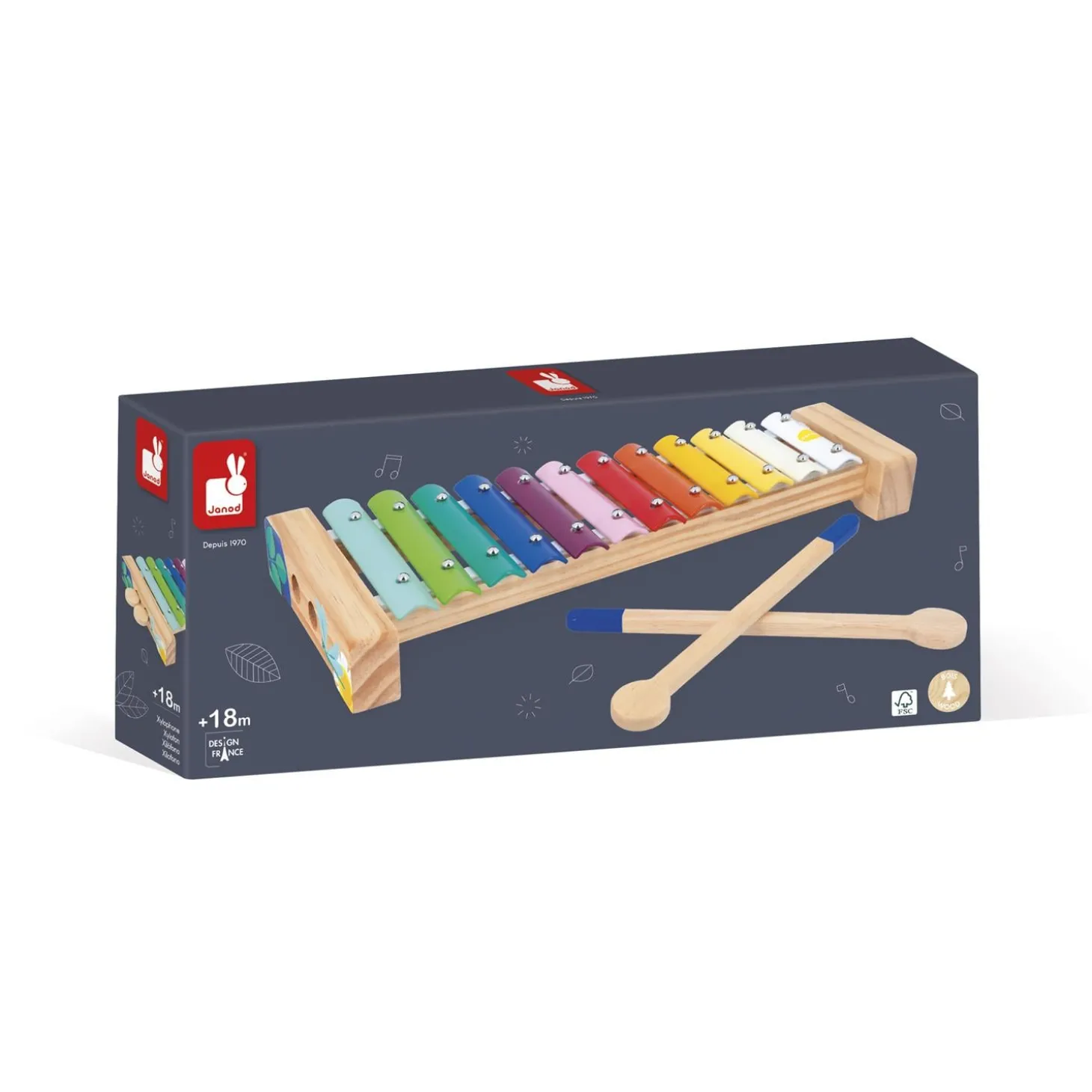 Janod Xylophone Gioia Multicolore