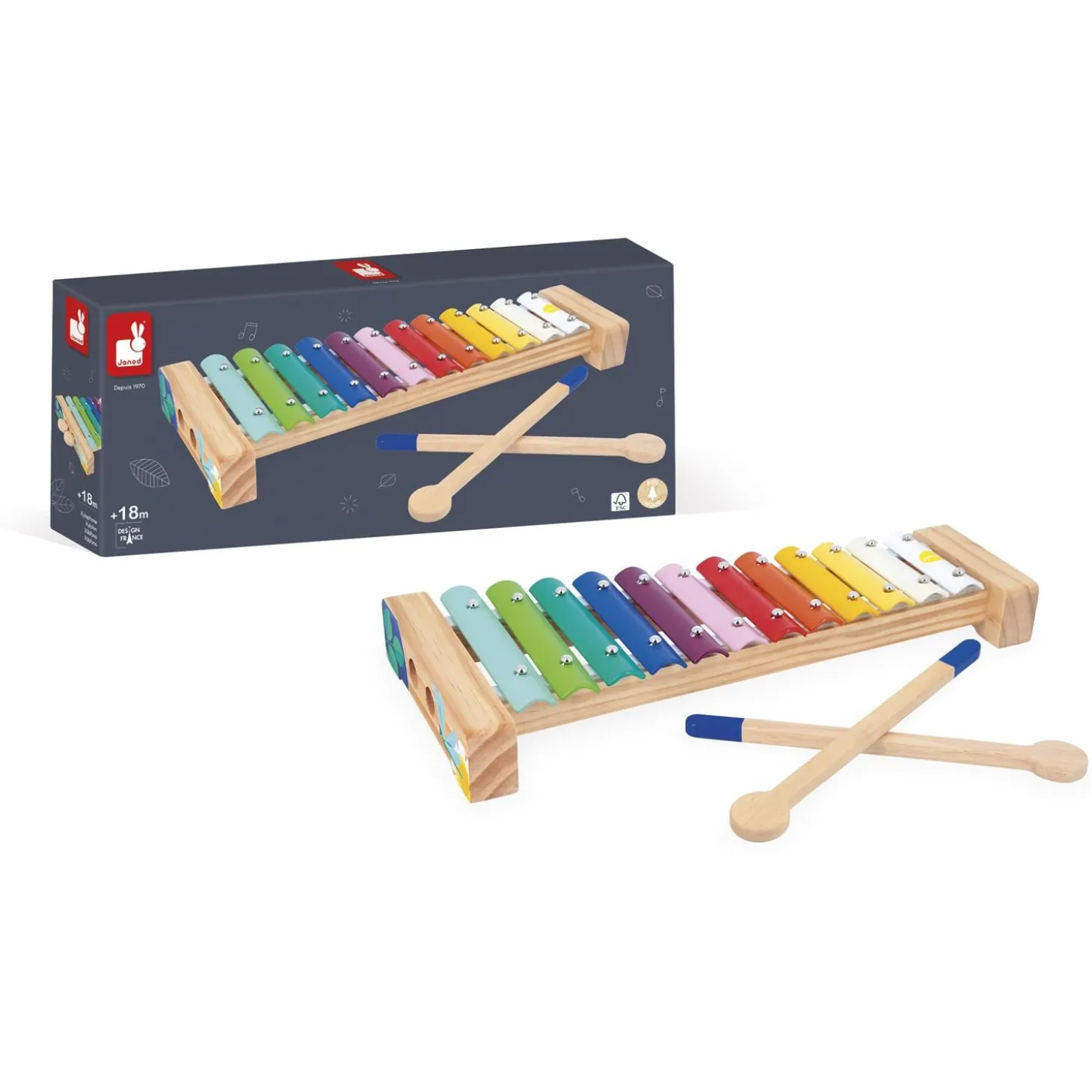 Janod Xylophone Gioia Multicolore