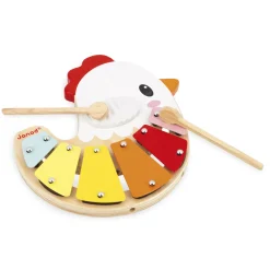 Janod Xylo Poulette Ferme Multicolore