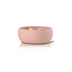 Jané                    Set bol et cuillère en silicone     Pale