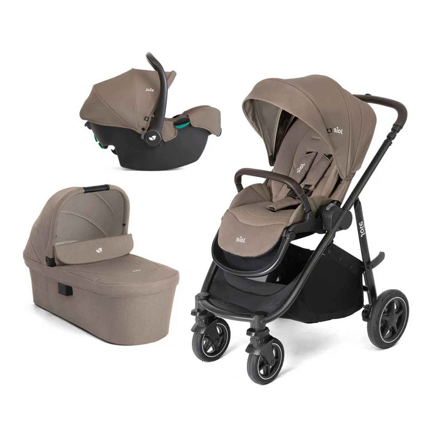 Joie Pack Trio Poussette Versatrax Cashew