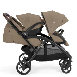 Joie Poussette double Evalite duo Cashew