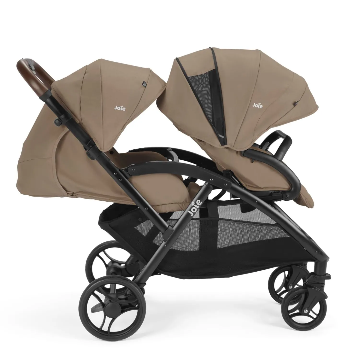 Joie Poussette double Evalite duo Cashew