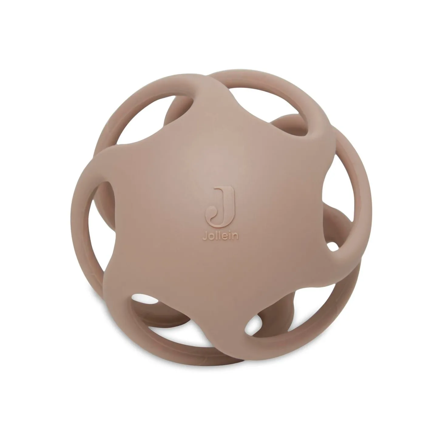 Jollein Anneau de dentition Balle Silicone Biscuit