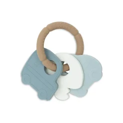 Jollein                    Anneau de Dentition Porte-clé On The Go    Multicolor