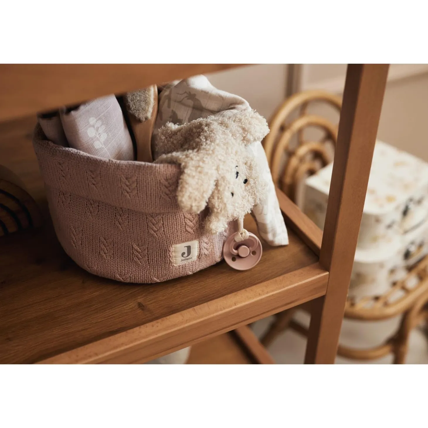 Jollein Attache Sucette Teddy Bear Naturel