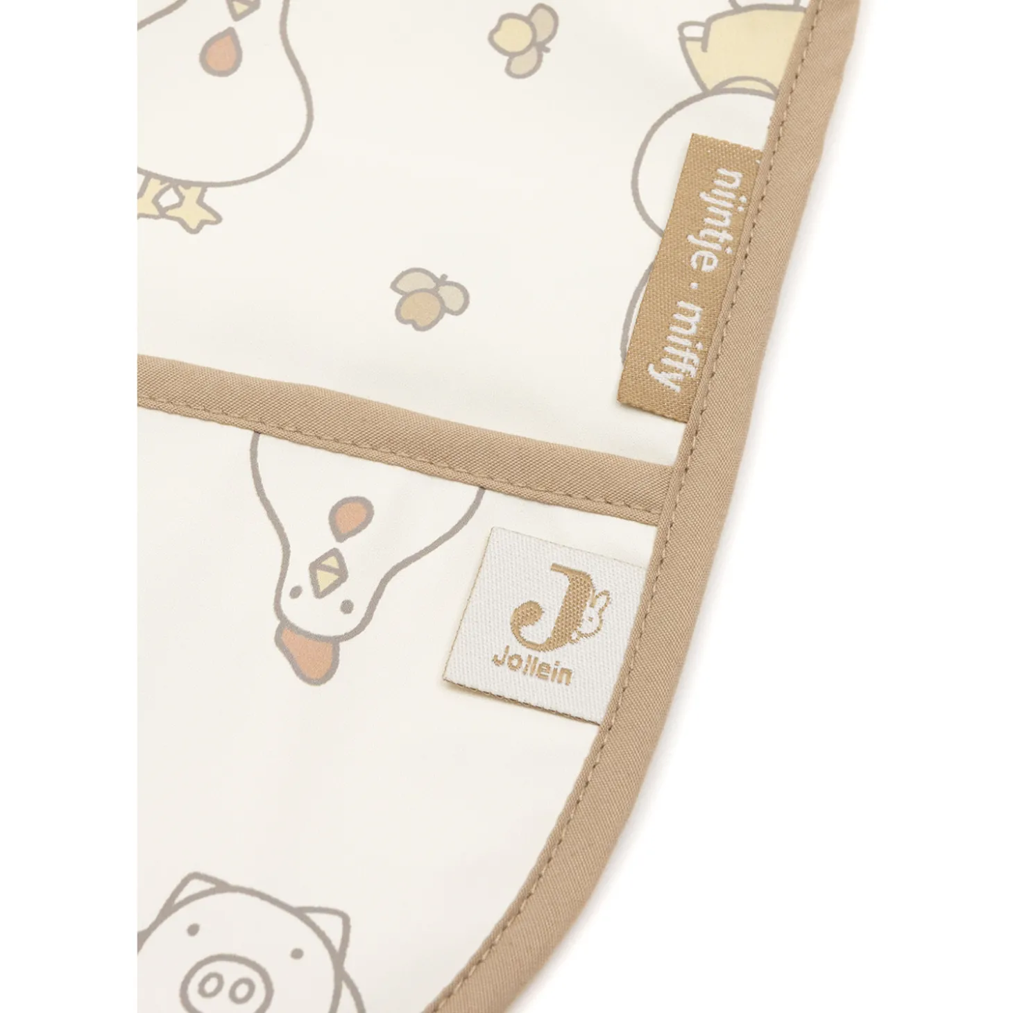 Jollein Bavoir à Manches Imperméable Miffy Family Farm Multicolore