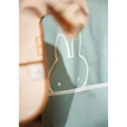 Jollein Bavoir à manches imperméable Miffy Peekaboo Sea Green