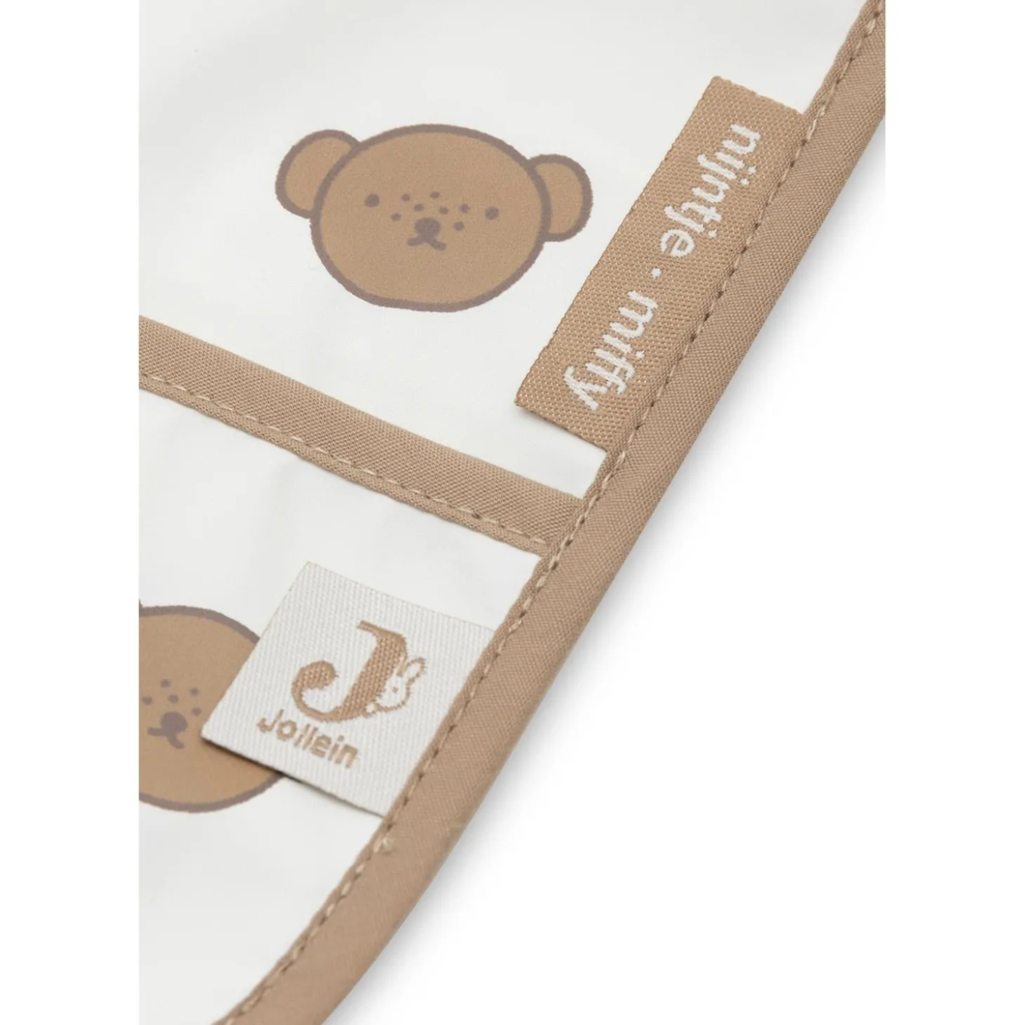 Jollein Bavoir à manches imperméable Miffy and Friends Biscuit