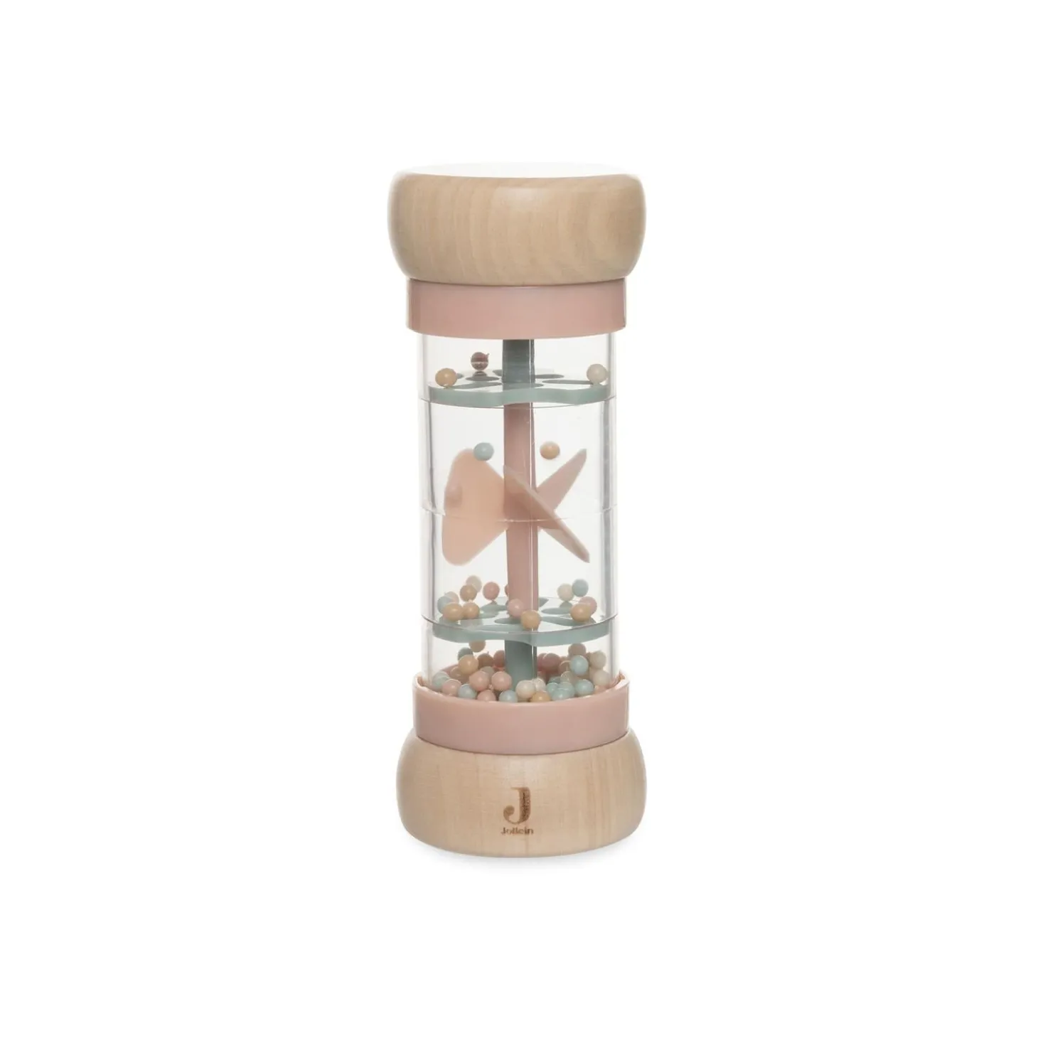 Jollein Bâton de Pluie en Bois Lovely Birds Multicolore