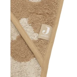 Jollein Cape de Bain Éponge Jacquard Teddy Bear Sand 75x75 cm