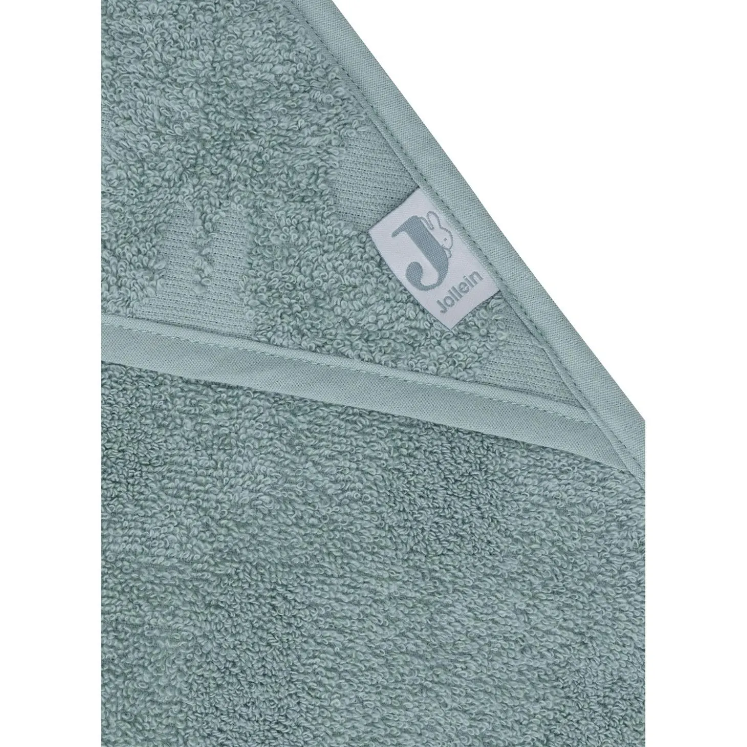 Jollein Cape de bain Éponge Miffy Jaquard Sea Green 75x75 cm