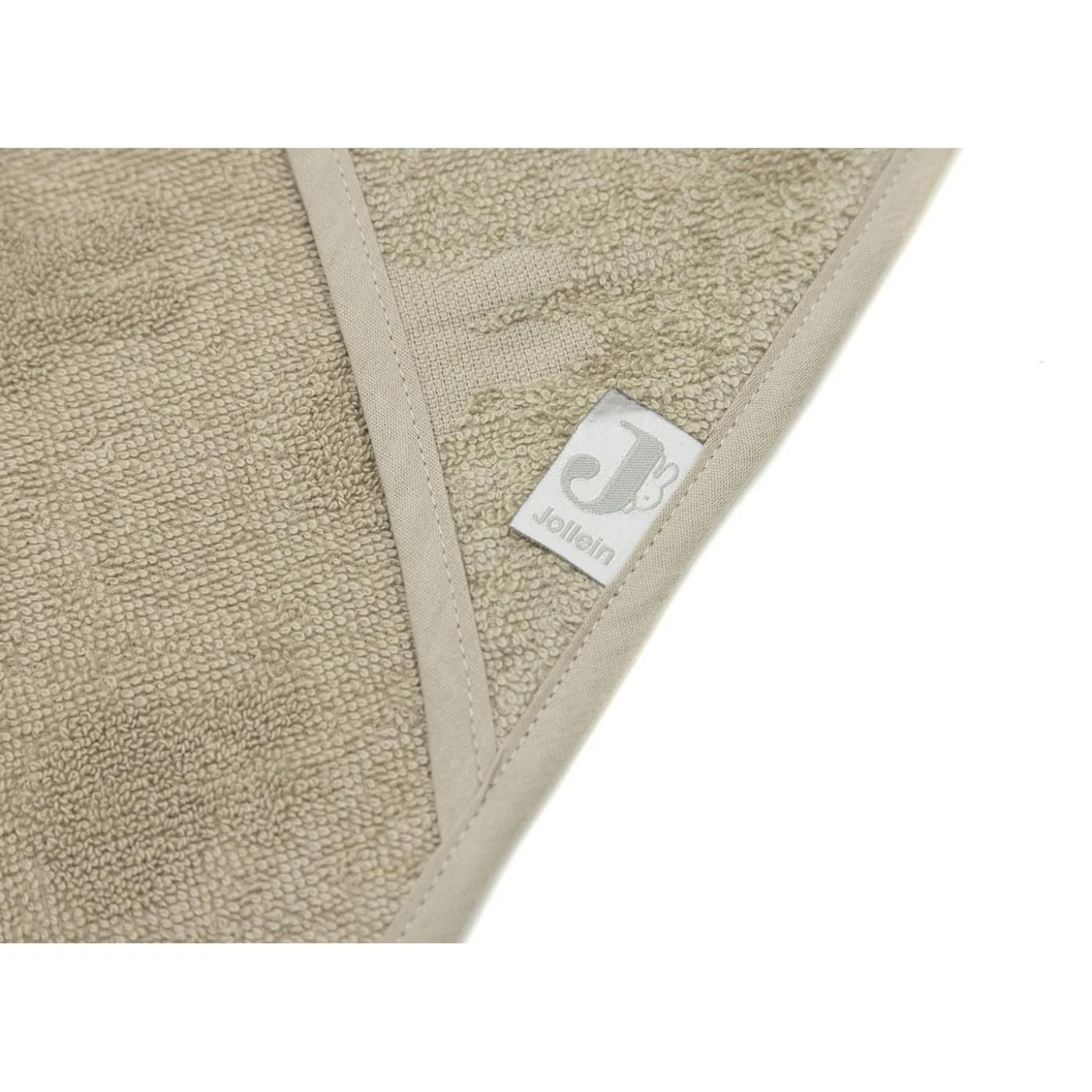 Jollein Cape de bain Éponge Miffy Jacquard Olive Green 75x75 cm