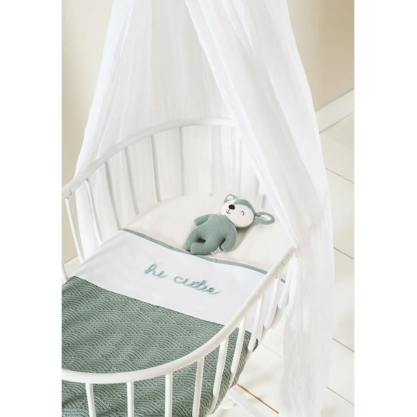 Jollein Ciel Vintage 155 cm Blanc