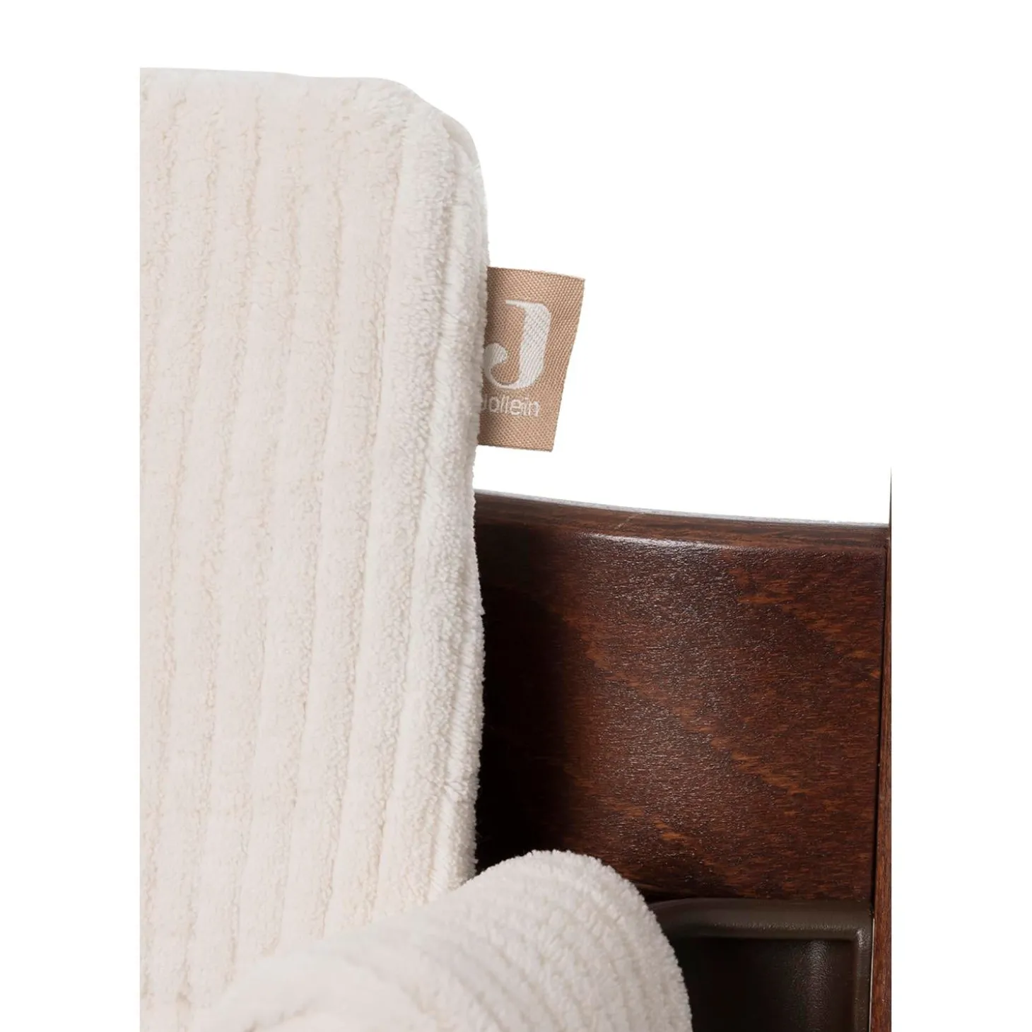 Jollein Coussin de Siège pour Chaise Évolutive Cloudy Rib Oatmeal